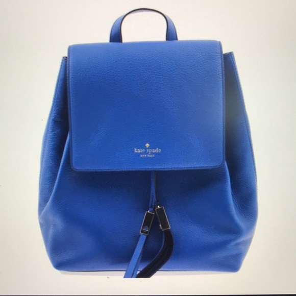 blue kate spade backpack